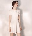 White A-line dresses