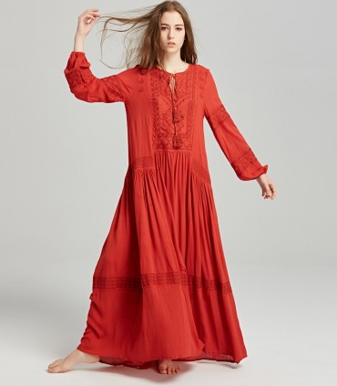 Traditional maxi dress