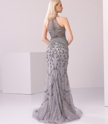 Pearl maxi bodycon dress