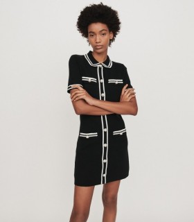 V-neck wrap dress