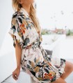 Floral beach dress